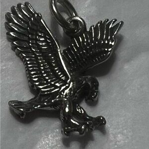 Eagle Charm Sterling Silver